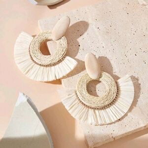 Oversize Boho earrings